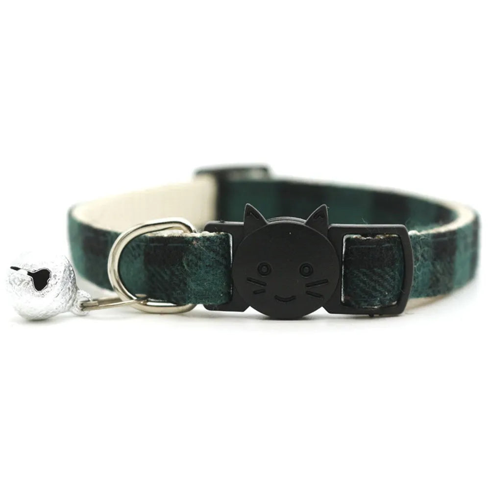 collier personnalisé pour chat vert
