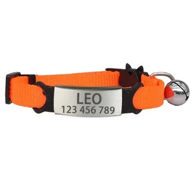 Collier Anti-Étranglement Personnalisable et Ajustable pour Chat - Rose | Chic et Chat