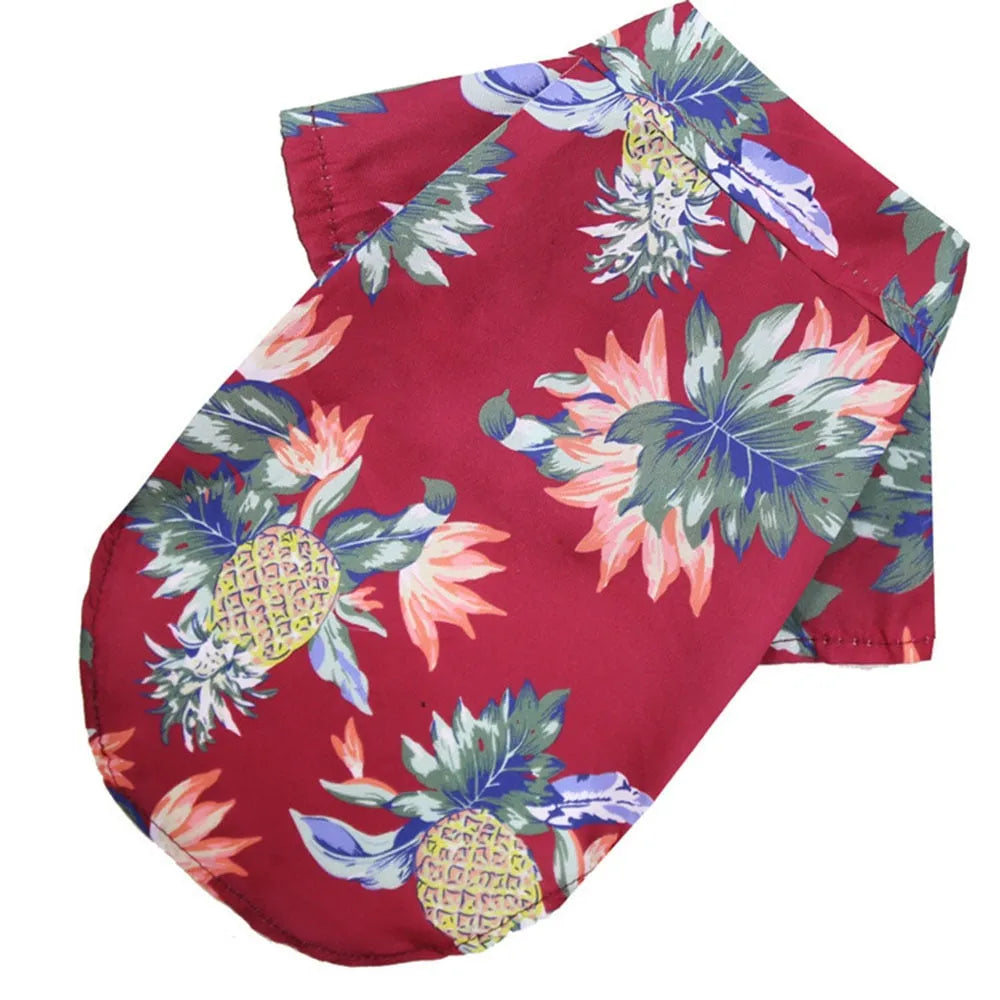 tshirt hawaii pour chat