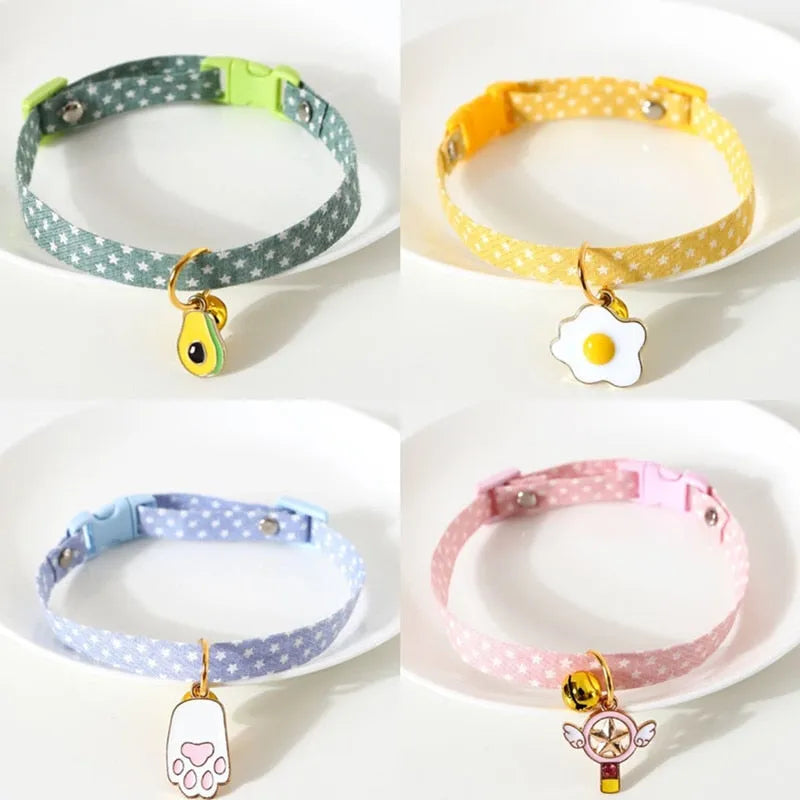 Colliers pour chat fruits
