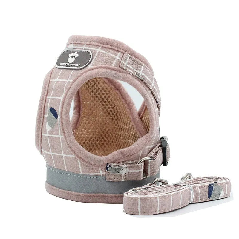 Reflective, Breathable Cat Harness - Yellow | Chic et Chat
