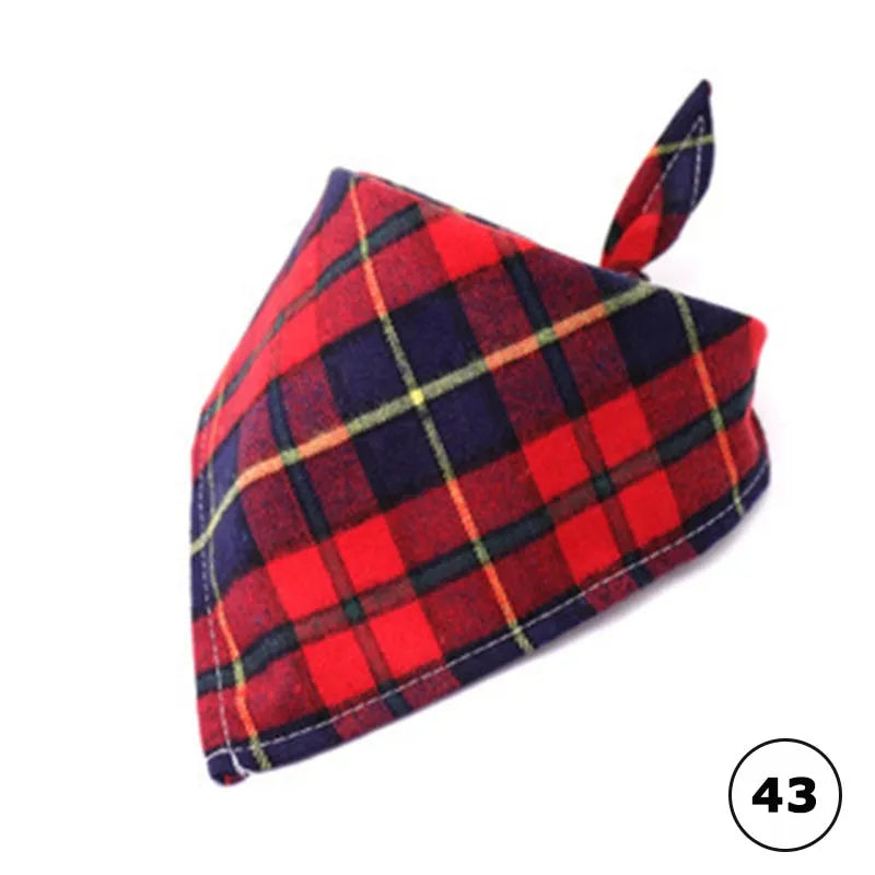 Kariertes Bandana für Katzen 43 | Chic et Chat