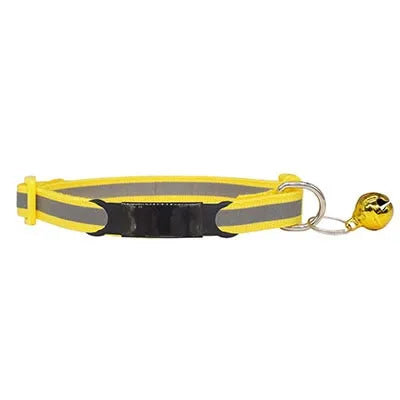 Collar reflectante de nylon para gato – Seguridad nocturna - Verde | Chic et Chat