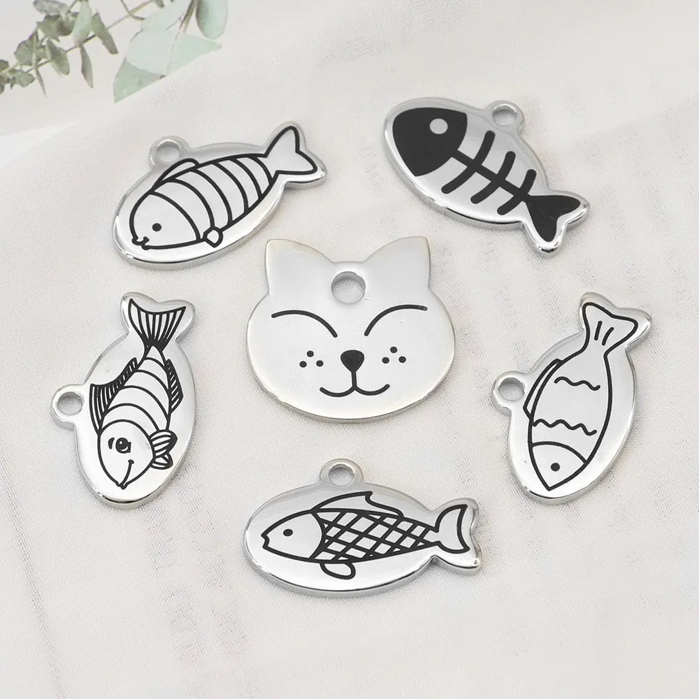 chapa personalizada para gato | Chic et Chat