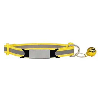 Collar reflectante de nylon para gato – Seguridad nocturna | Chic et Chat