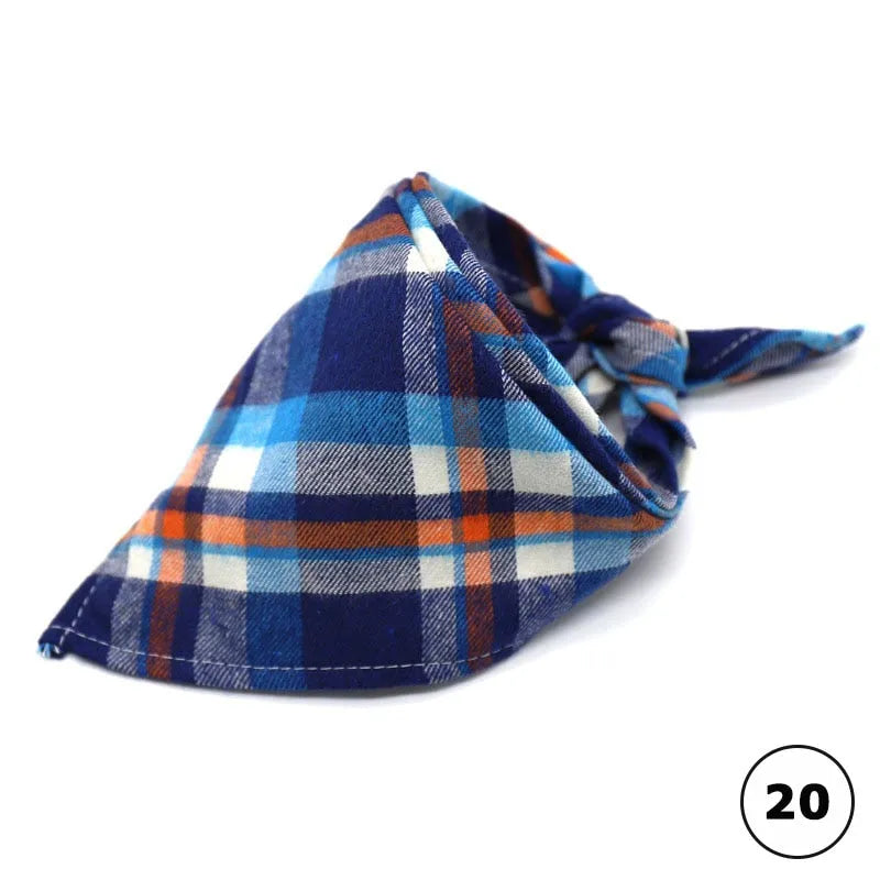 Kariertes Bandana für Katzen 20 | Chic et Chat
