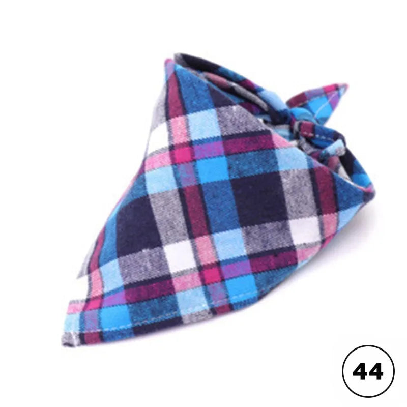 Kariertes Bandana für Katzen 44 | Chic et Chat