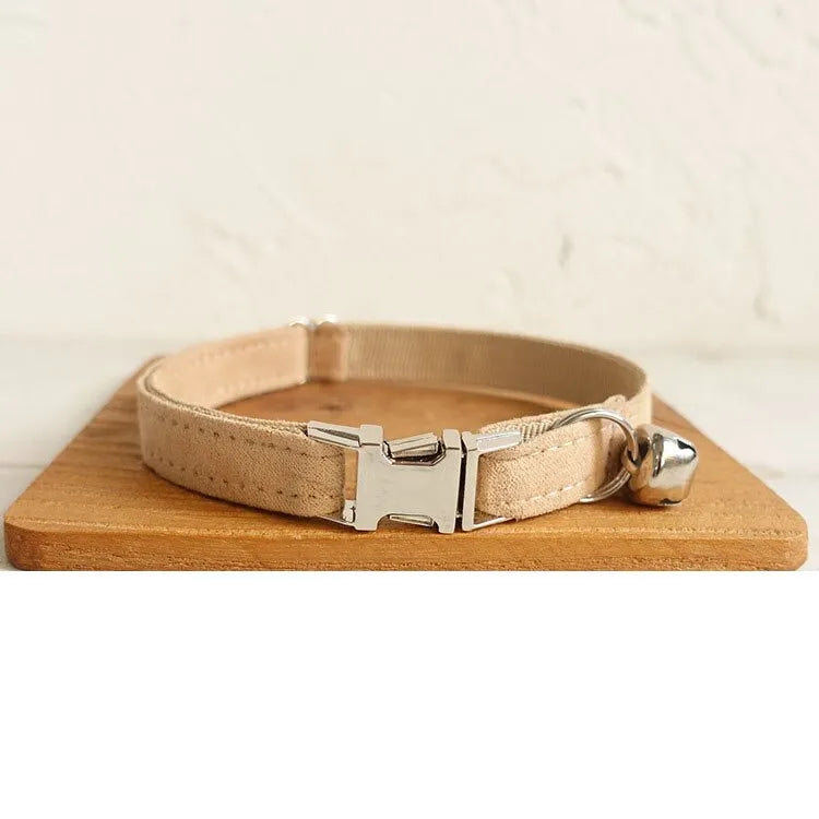 Collier à personnaliser de luxe beige | Chic et Chat