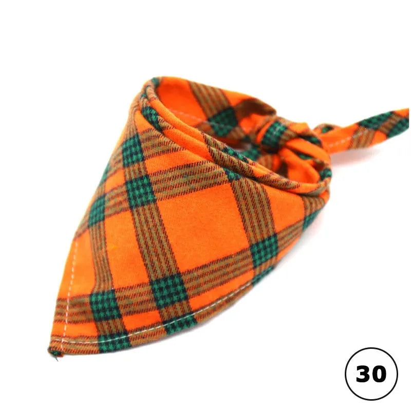Kariertes Bandana für Katzen 30 | Chic et Chat