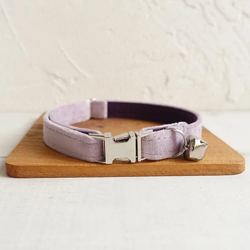 Collier à personnaliser de luxe violet clair | Chic et Chat