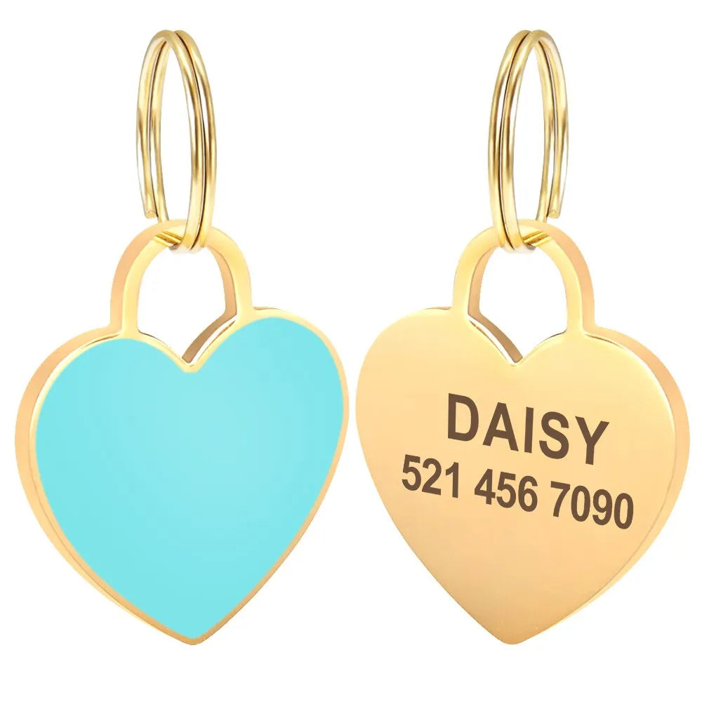 Médaille personnalisable bleu | Chic et Chat