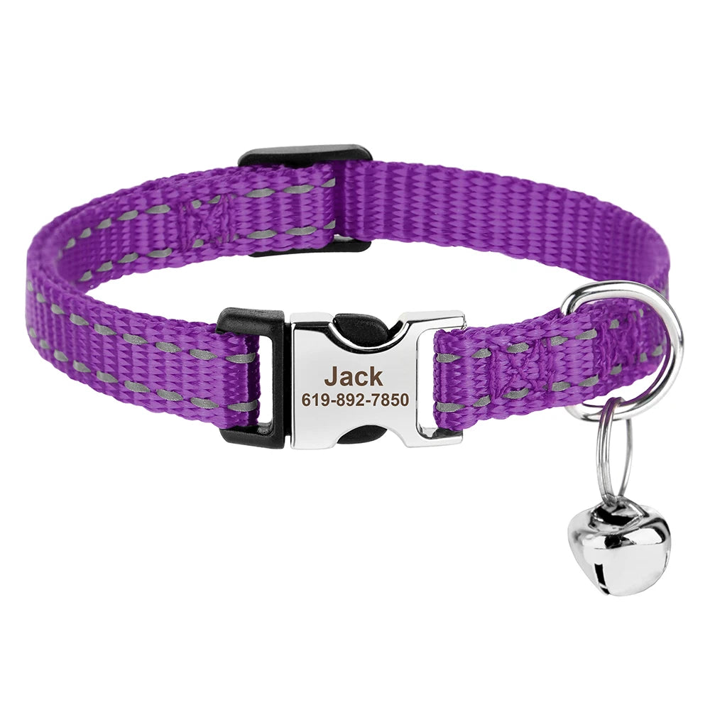 Collar para gato con cierre grabado – Personalización gratuita | Chic et Chat