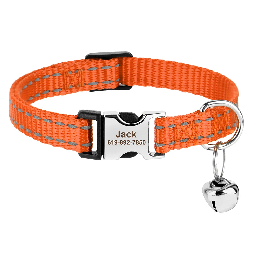 Collar para gato con cierre grabado – Personalización gratuita | Chic et Chat