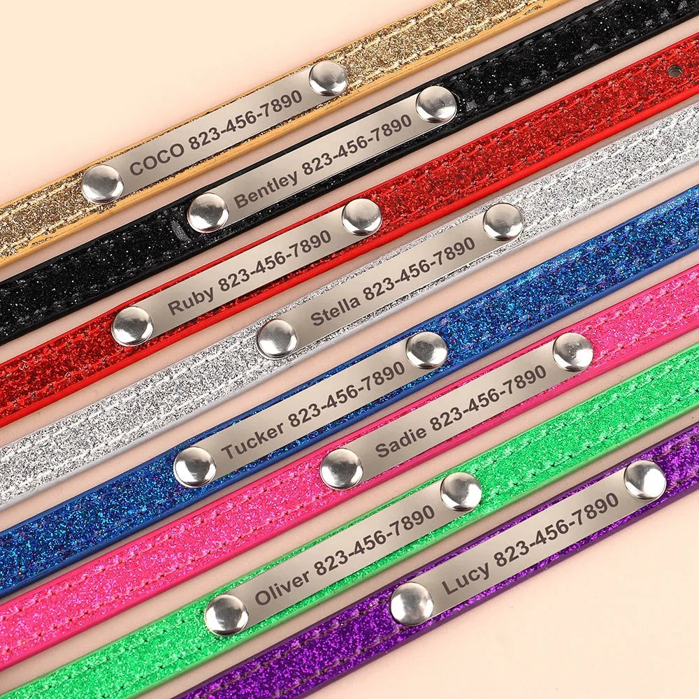 collier pour chat personnalisé bling bling | Chic et Chat