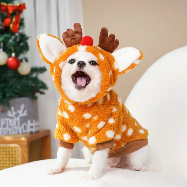 Costume pour chat Renne de Noël
