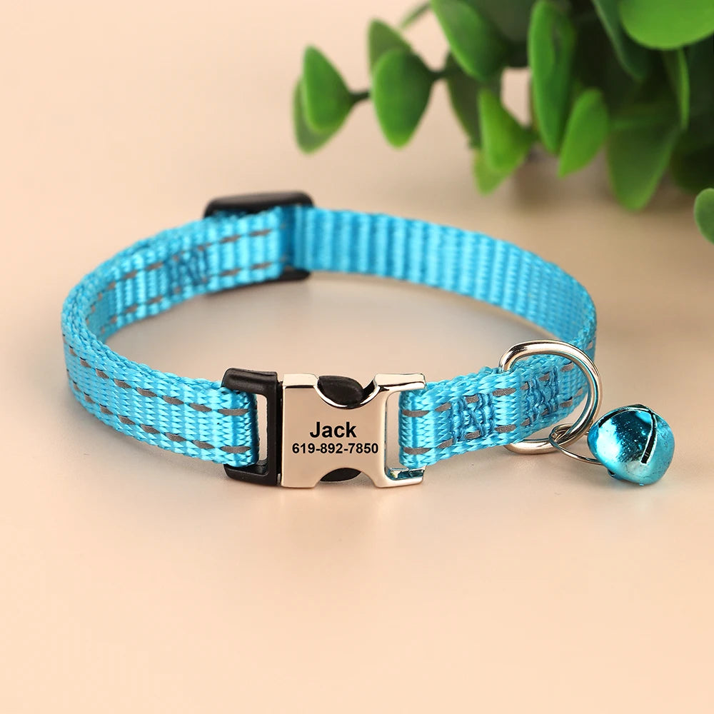 Collar para gato con cierre grabado – Personalización gratuita | Chic et Chat