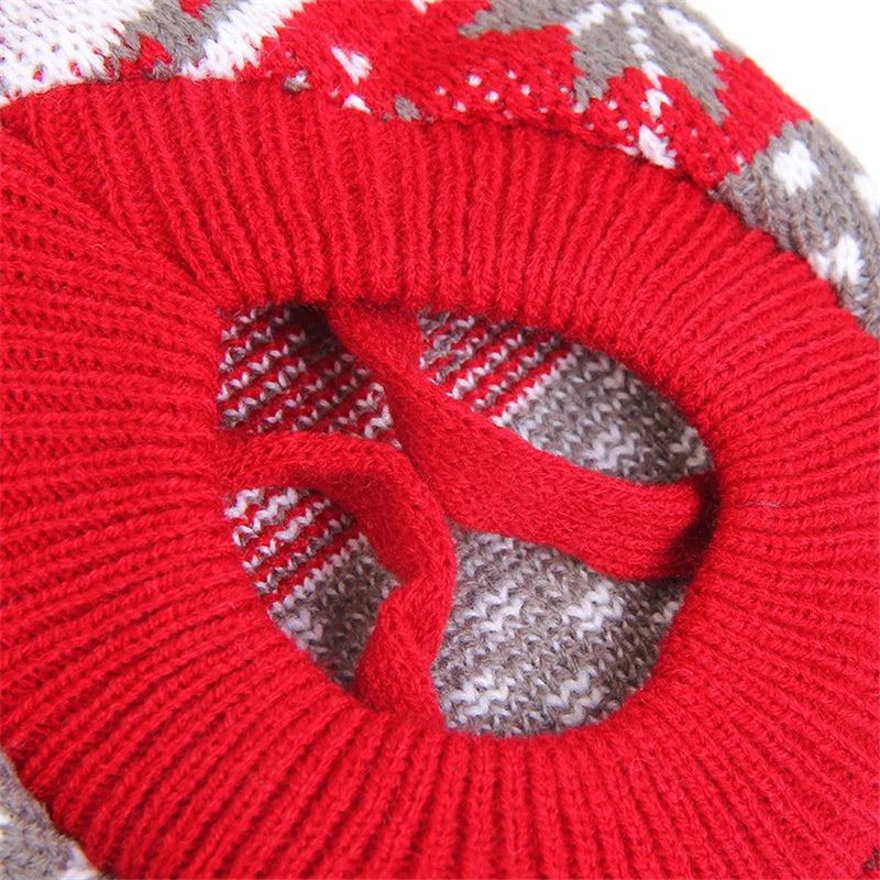 Warmer, bequemer Winterpullover für Katzen - Rot | Chic et Chat