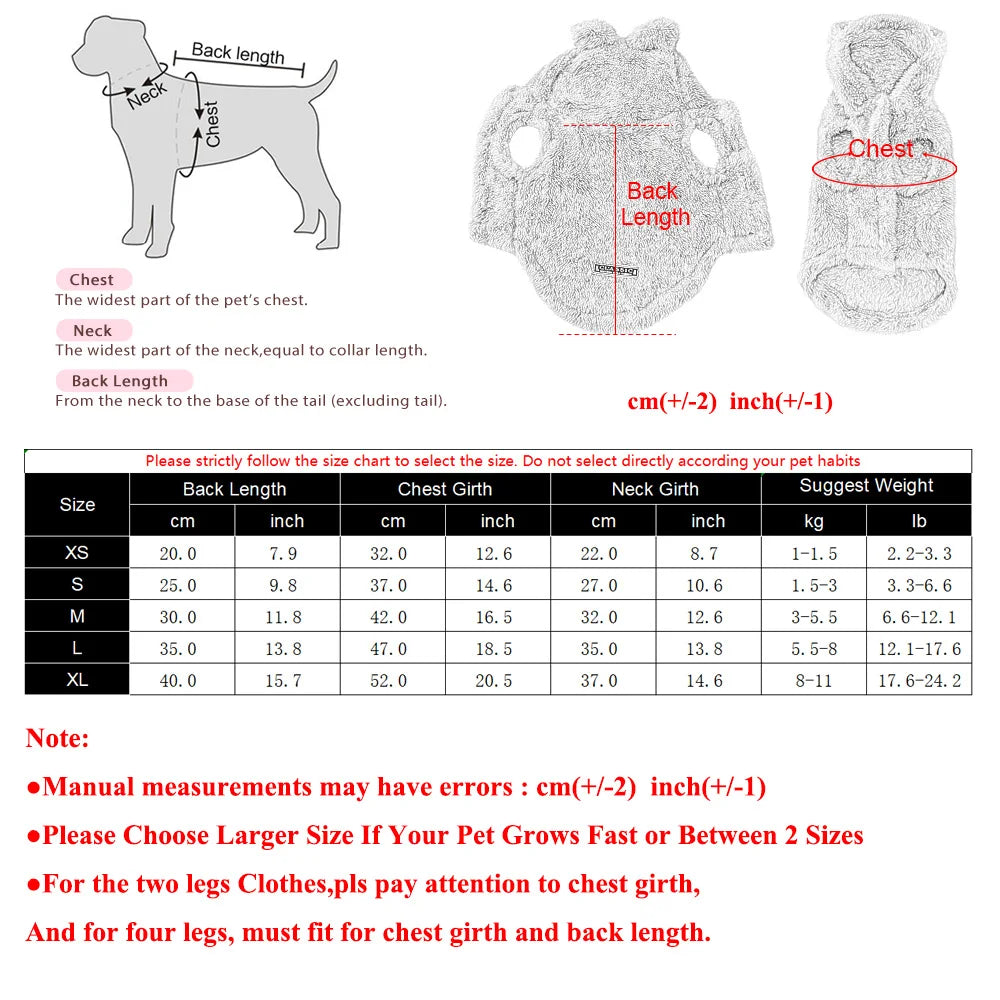 Guide des tailles du costume ourson pour chat | Chic et Chat