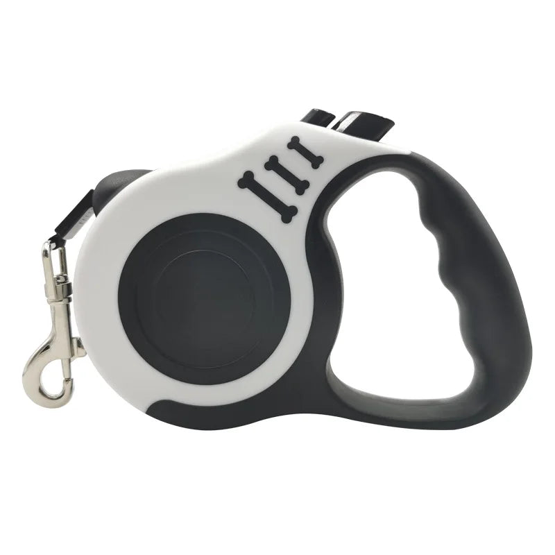 Laisse rétractable pour chat blanc