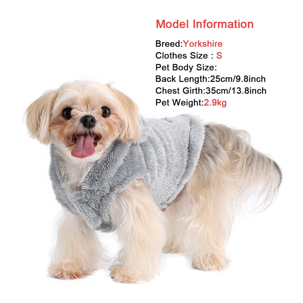 Petit animal portant le costume ourson gris taille S | Chic et Chat