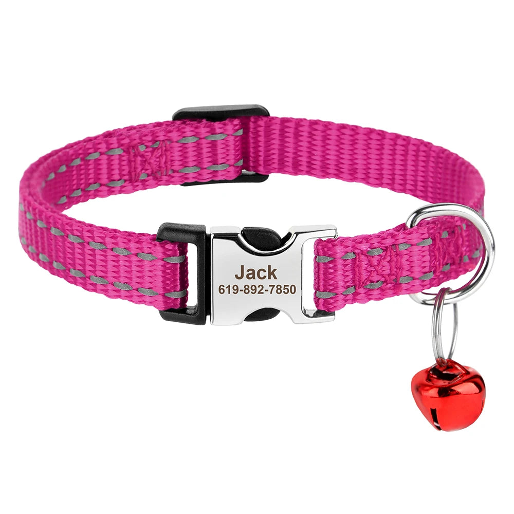 Collar para gato con cierre grabado – Personalización gratuita | Chic et Chat