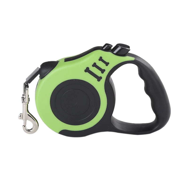 Laisse rétractable pour chat vert