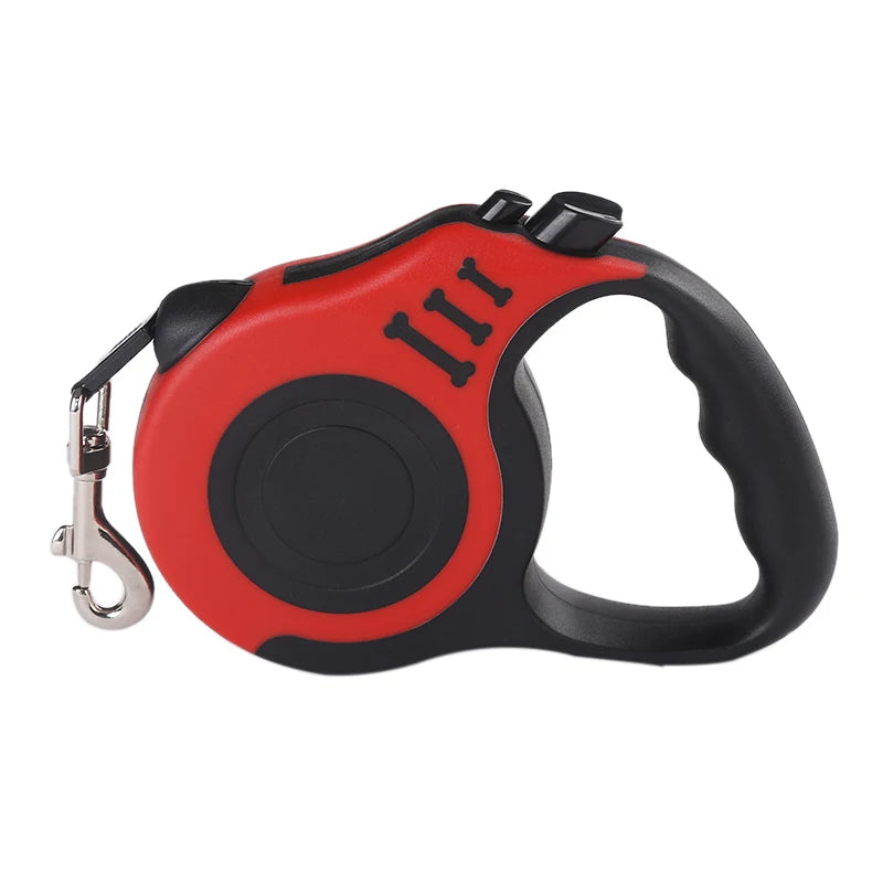 Laisse rétractable pour chat rouge