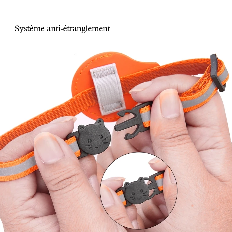 collier chat anti étranglement