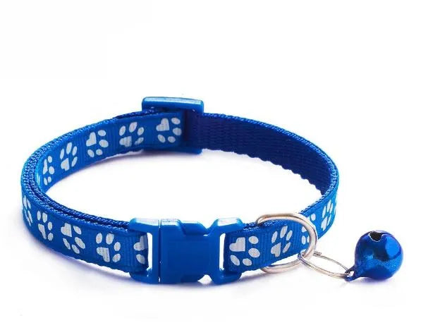 collar de nailon para gato azul oscuro | Chic et Chat