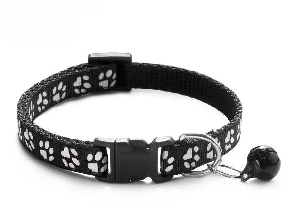 collier pour chat nylon noir