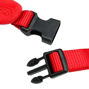 harnais chat patch rouge