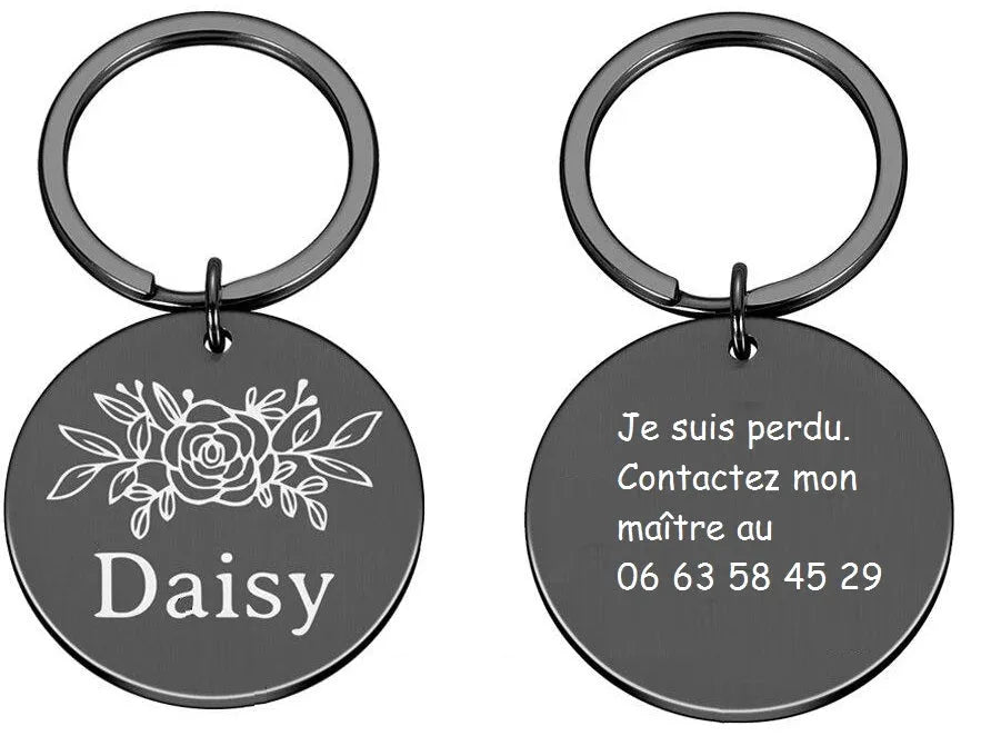 médaille pour chat noir