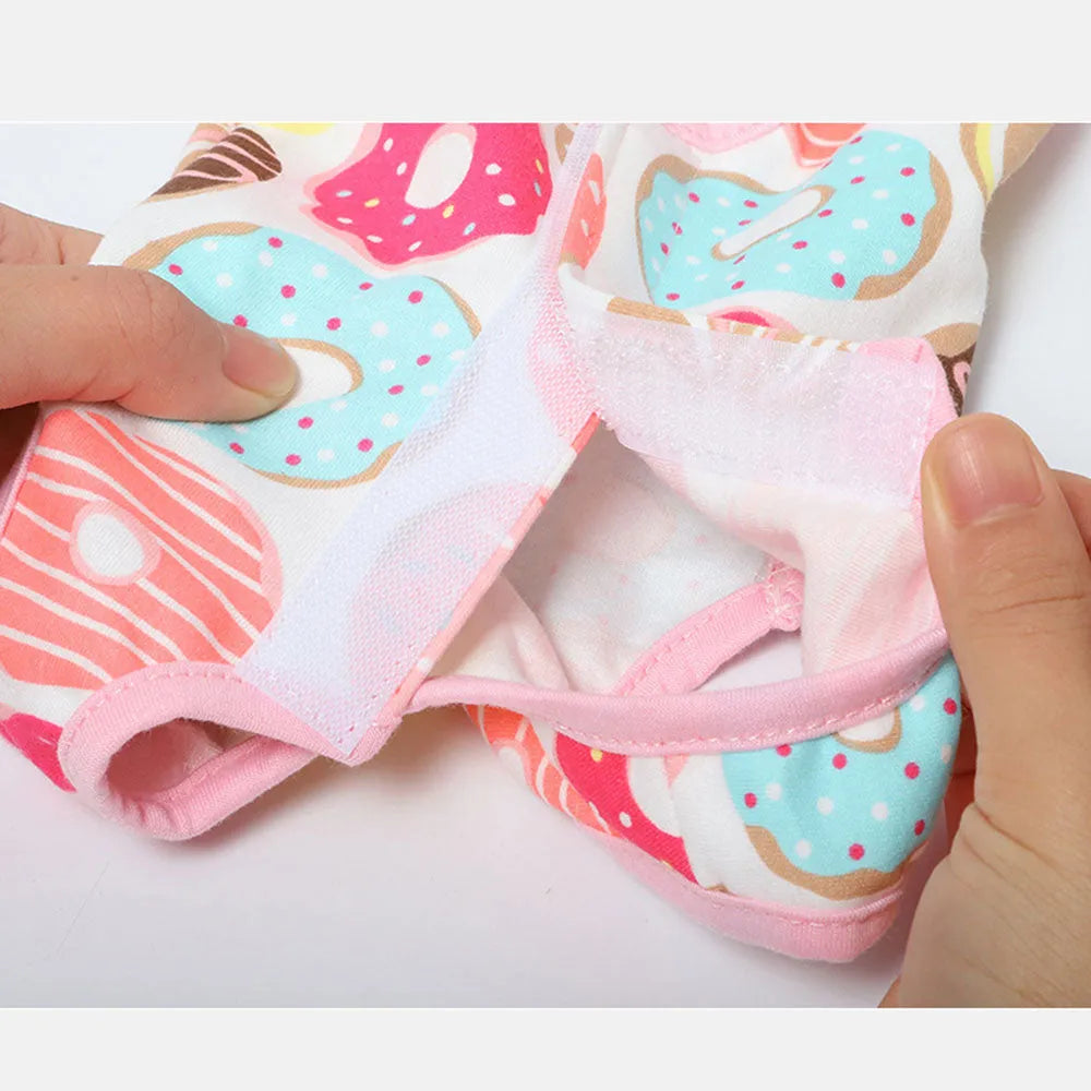 Body postoperatorio para gato - Blanco estampado | Chic et Chat