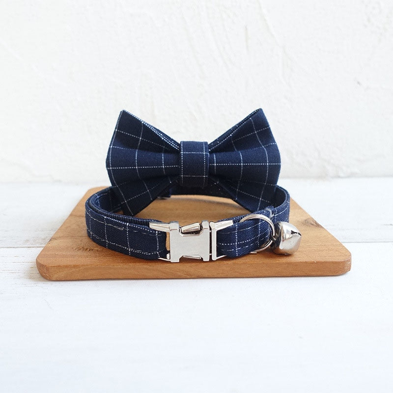 collier de luxe personnalisé bleu marine