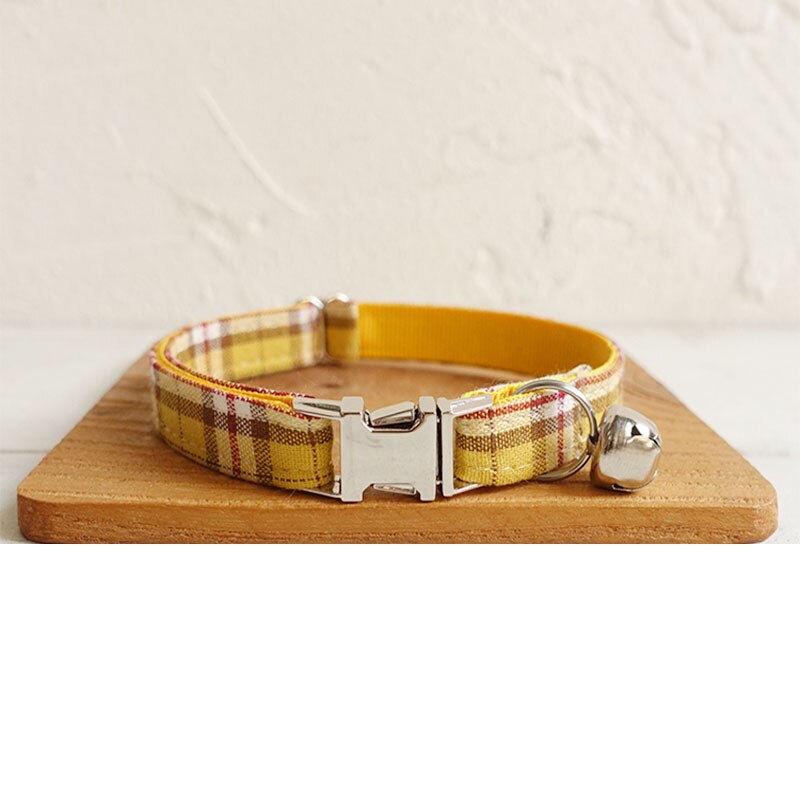 collier de luxe personnalisé jaune carreaux