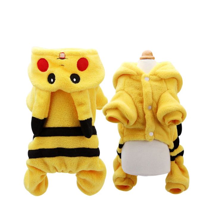 costume pour chat pikachu