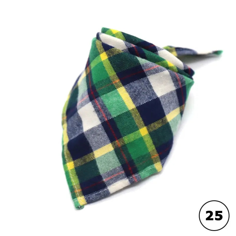 Kariertes Bandana für Katzen 25 | Chic et Chat