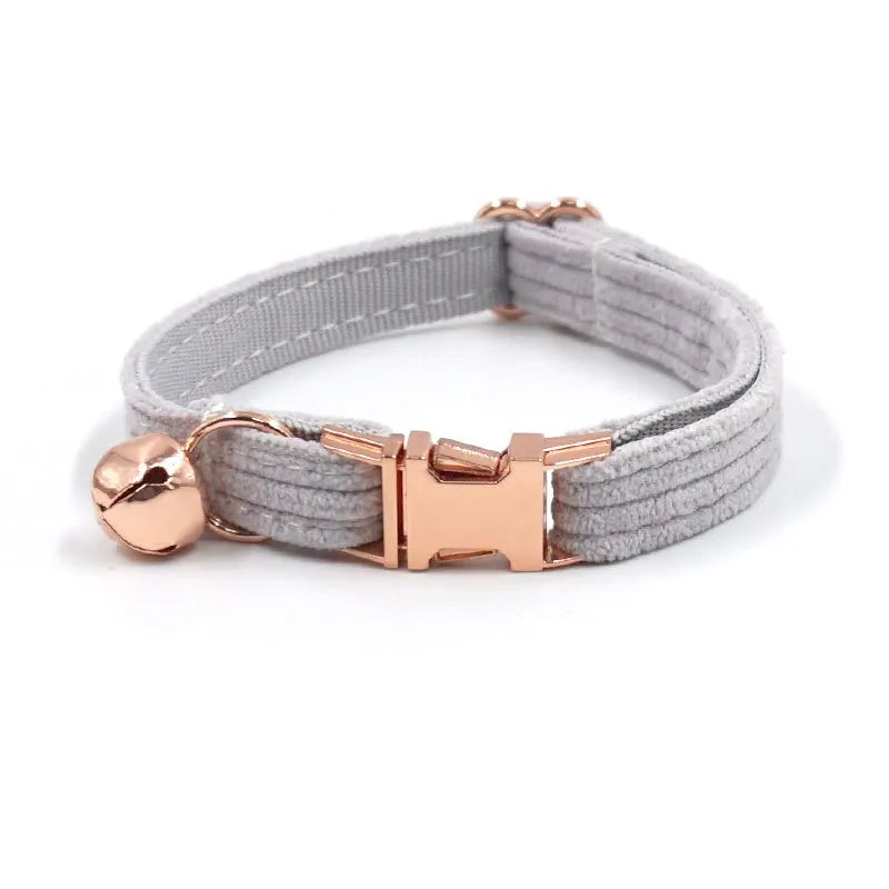 Collier personnalisé pour chat gris