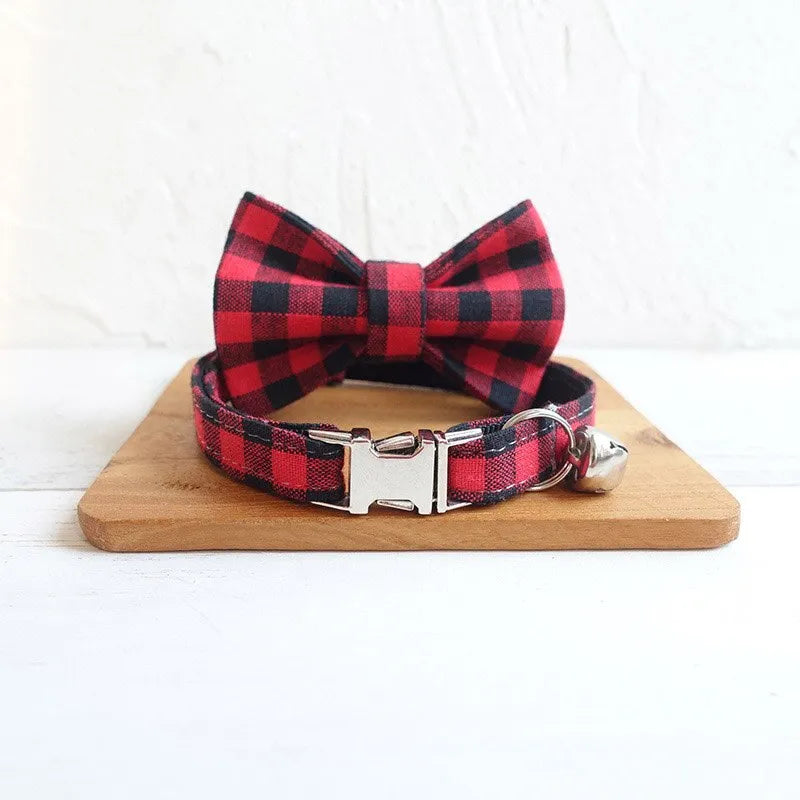 collar de lujo personalizado rojo | Chic et Chat