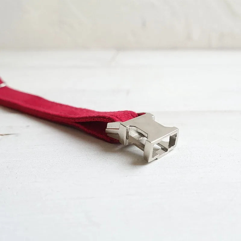 Collier à personnaliser de luxe rouge | Chic et Chat