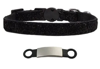 Personalized Bling Glitter Cat Collar - Pink | Chic et Chat