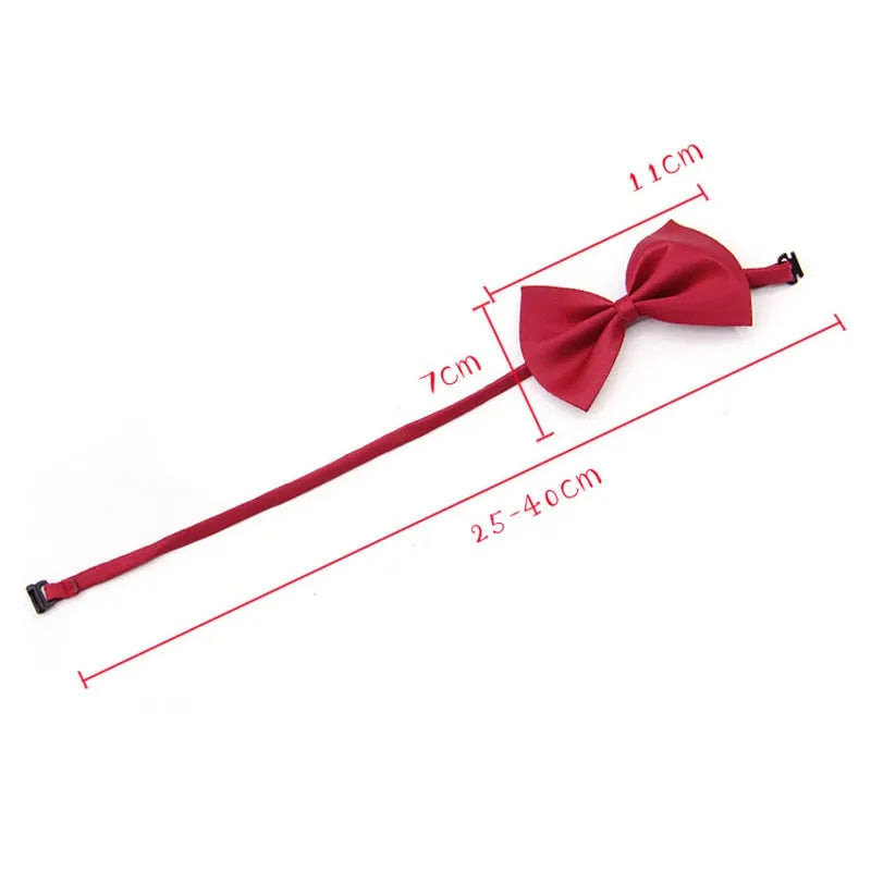 Red cat bow tie sizes | Chic et Chat