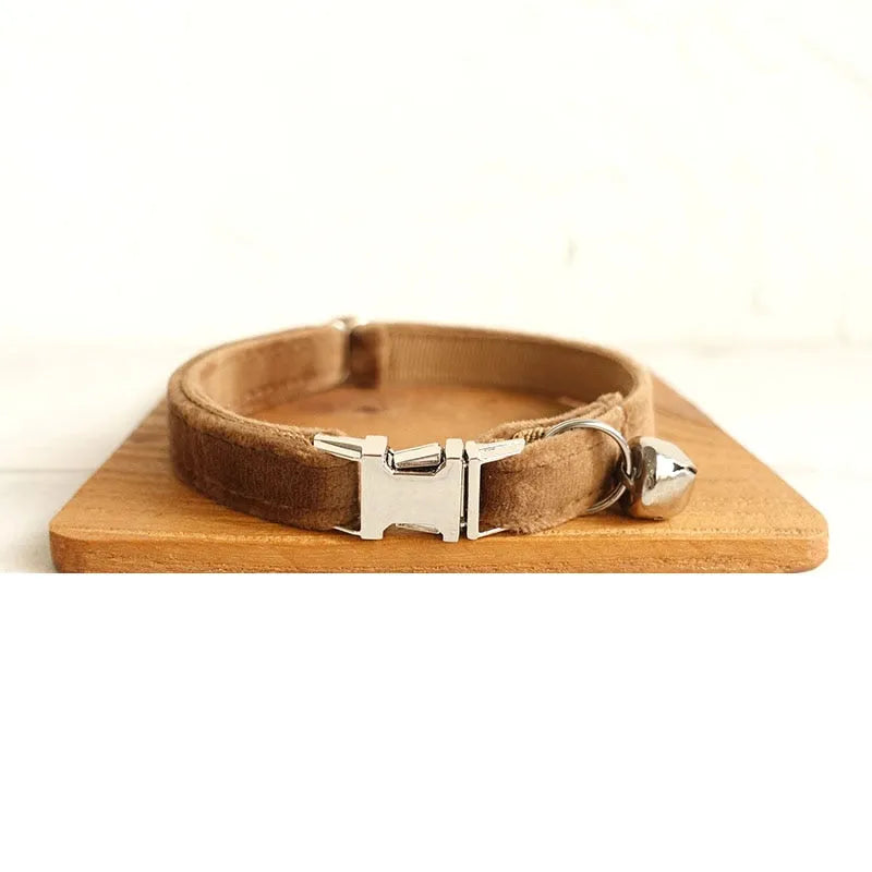 Collier à personnaliser de luxe beige | Chic et Chat