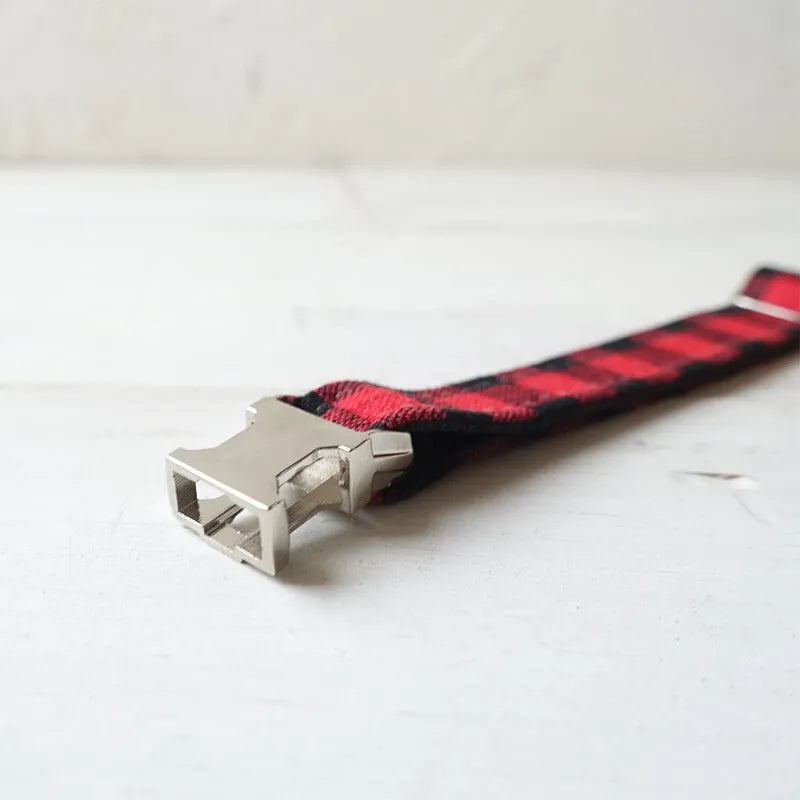 collar de lujo personalizado rojo | Chic et Chat