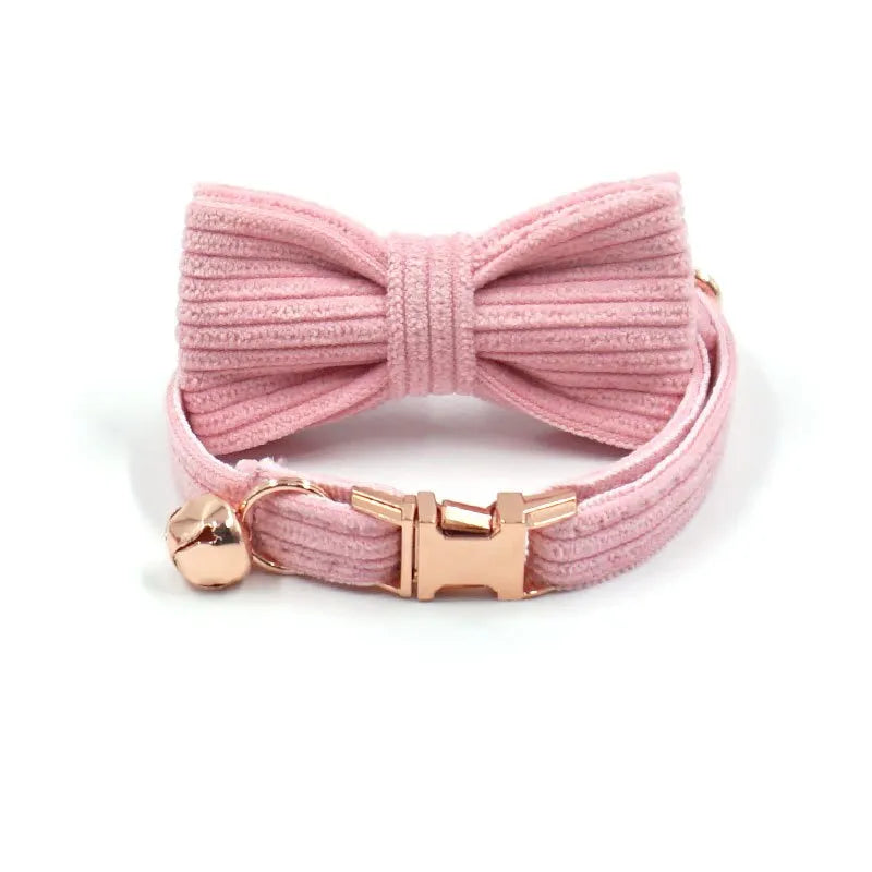 Collier personnalisé pour chat rose