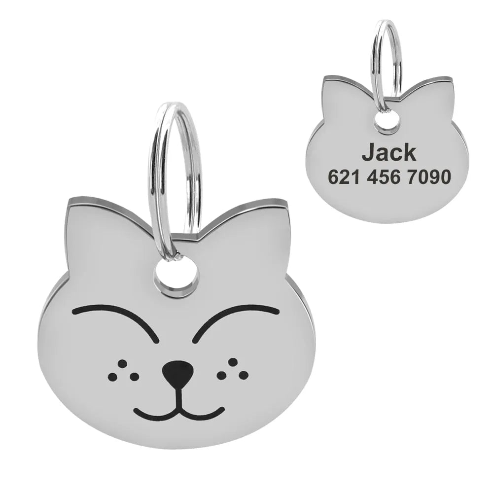 médaille chat personnalisée
