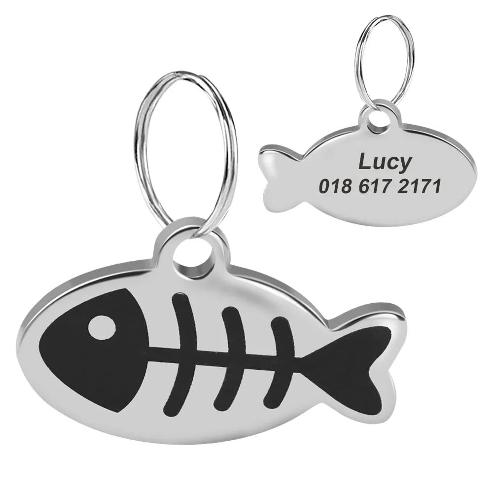 chapas personalizadas para gato | Chic et Chat