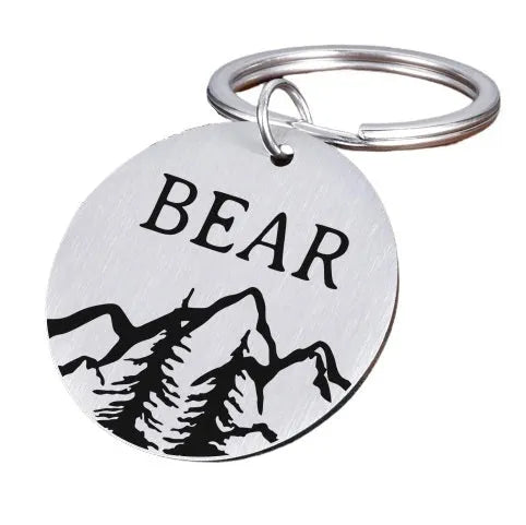 médaille pour chat gravée acier