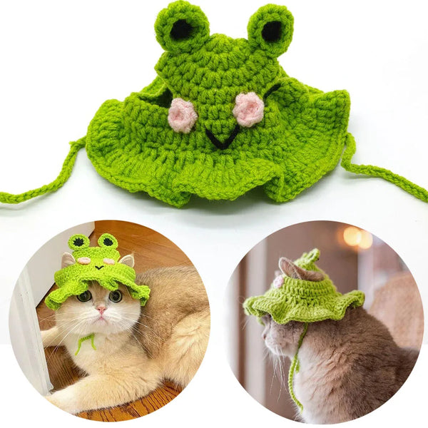 Bonnet crochet pour chat