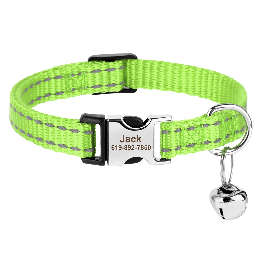 Collar para gato con cierre grabado – Personalización gratuita | Chic et Chat